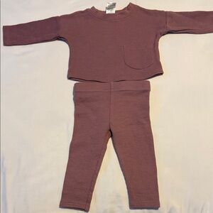 Modern Moments Mauve Knit Set